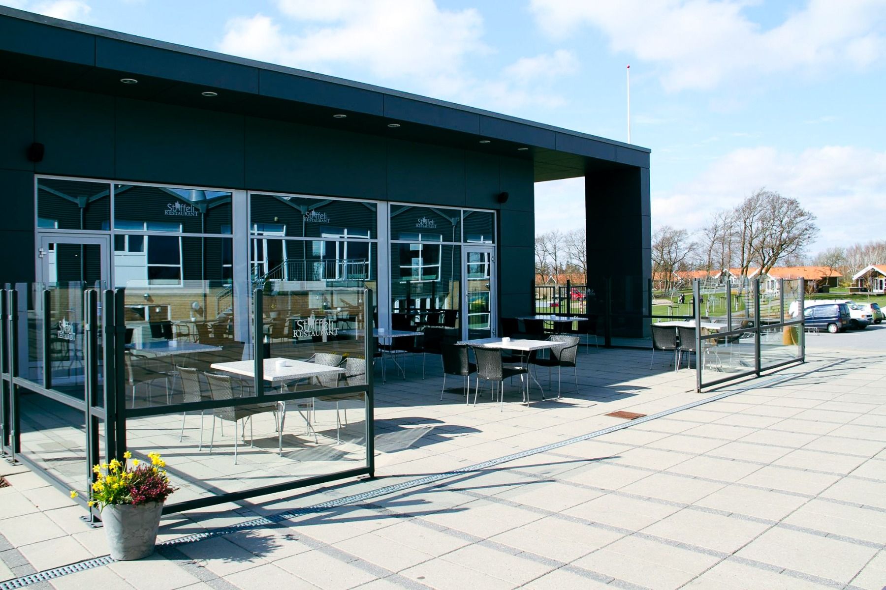 Sport- und Freizeitzentrum Skaerbaek Restaurant von aussen