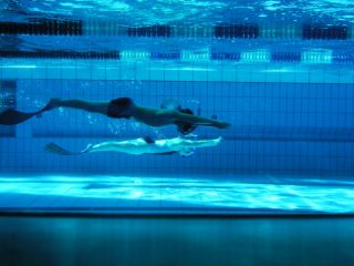 Trainingslager Schwimmen im Sportzentrum in Lindow (Deutschland)